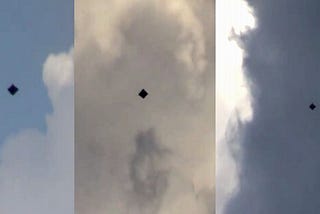 Black Diamond UFO Filmed Over Toluca, Mexico
