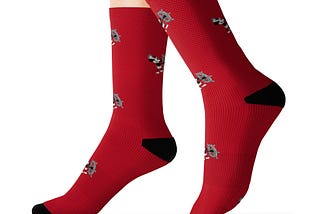 Steamboat Willie Socks Mickey Mouse Socks Disney Gift Socks Cartoon Character Socks Original Mickey Socks Red & Black Steamboat Willie Socks