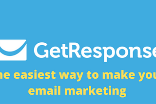 Easiest way to make your email marketing- Getresponse