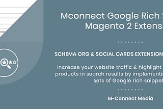 Mconnect Google Rich Snippets Extension for Magento 2