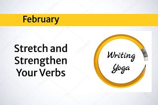 curved pencil with word Writing Yoga