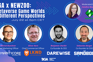 BGA x NEWZOO: Metaverse Game Worlds & Different Perspectives