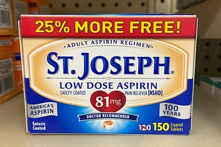 The Sweet Elixir of St. Joseph Baby Aspirin