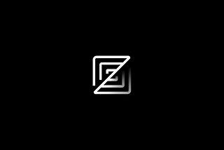Zed editor logo on plain black background.