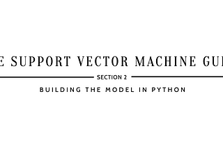 How to Implement Support Vector Machine?