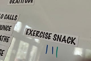 Exercise Snack Your Way to Better Health