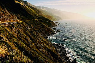 Pacific Coast Highway near Big Sur