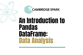 Tutorial: Data Processing with Pandas Dataframe