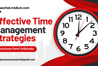 Effective Time Management Strategies