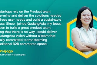 Meet Elisa Prajogo, our Chief Product Officer: Managing a Winning Product Experience