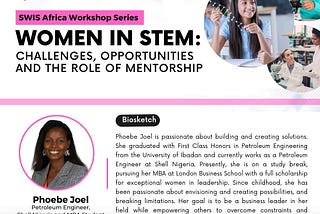 Our Workshop Series is getting closer, and we are excited to introduce you to our panellists in…
