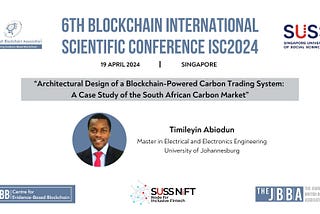 The 6th Blockchain International Scientific Conference ISC2024 is happening next week!