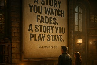 A story you watch fades. A story you play stays.