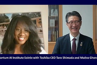 Soirée with Toshiba CEO Taro Shimada: Enabling a Sustainable Quantum Economy — Sustainability…