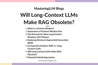 Will Long-Context LLMs Make RAG Obsolete?
