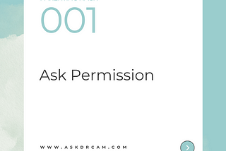 Parenting Hack #001: Ask Permission