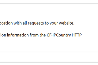 How to block a country to access your site behind Cloudflare