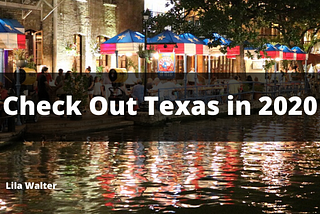 Check out Texas in 2020 | Lila Walter | Travel