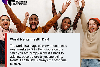 How to celebrate Mental Health Day!