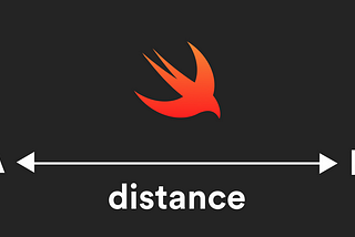How to write an algorithm to find the shortest distance between two elements of an array in Swift