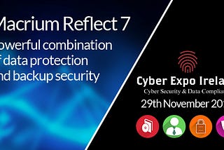 Renaissance and Macrium Software together at Cyber Expo Ireland