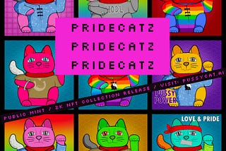 PrideCatz NFTs are dropping in hot!!