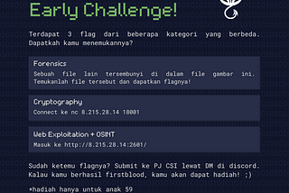 Cyber Security IPB — Agrihack Early Challenge
