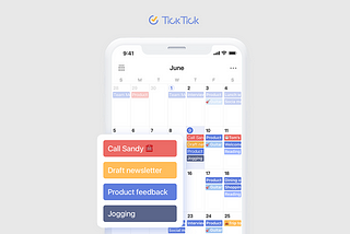 Be a Master of Time Management with TickTick Calendar