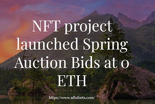 “NFTs for Threatened Species” launched Spring Auctions with Starting Bid at 0 ETH