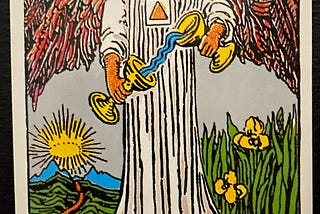 The Temperance Card Portrays the Angel of the Lord Parting the Red Sea aka Sea of Reeds