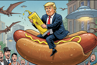 Space Aliens Come to Take Trump Home