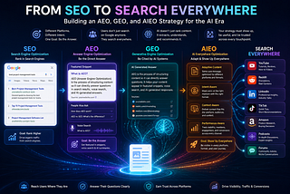 From SEO to Search Everywhere: Building an AEO, GEO, and AIEO Strategy for the AI Era