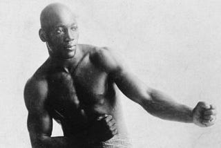 Boxing champ Jack Johnson