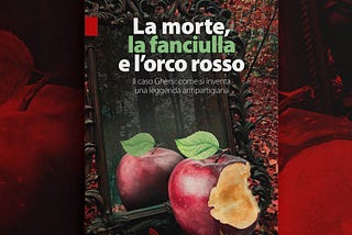 Immagine della copertina del libro “La morte, la fanciulla e l’orco rosso”.