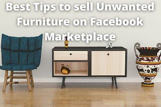 How to Sell Furniture on Facebook