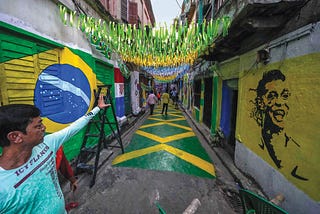 Pele, and why Brazilian flags are still painted on Kolkata wal