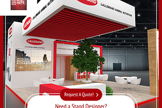An illustration of exhibition booth showcasing its significance in the exhibition industry at VIV Asia 2025 designed by Pixelmate Exhibition Co., Ltd.