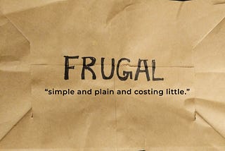 COVID-19 and an exercise on frugality & upcycling.