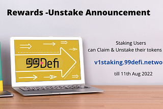 v1 staking announcement!