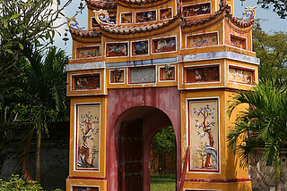 Gate to the Imperial City in Hue, Vietnam