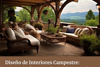 DISEÑO DE INTERIORES CAMPESTRE: ENCANTO RÚSTICO Y ELEGANCIA NATURAL