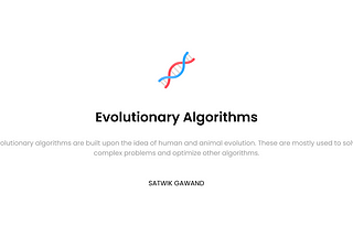 Evolutionary Algorithms: A Journey Through the World of Adaptive Computing