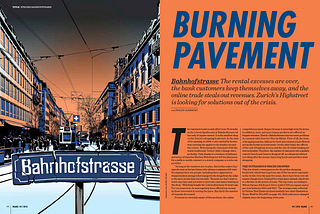 BAHNHOFSTRASSE: BURNING PAVEMENT