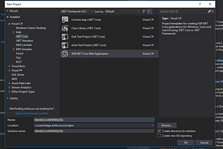 Configurando o ASP.NET Core Identity com MySQL