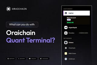 What Can You Really Do with Oraichain Quant Terminal?