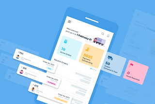 UI/UX Case-study for a  laundry business Mobile App