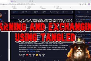 Earning and Exchanging Using Tangled