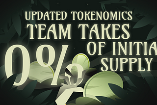 Tokenomics/ Option Fee Update