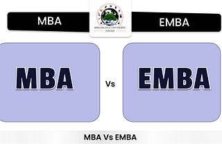 MBA vs. EMBA — Which is Your Key to Success?