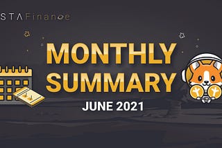 Monthly Summary — June2021🗓